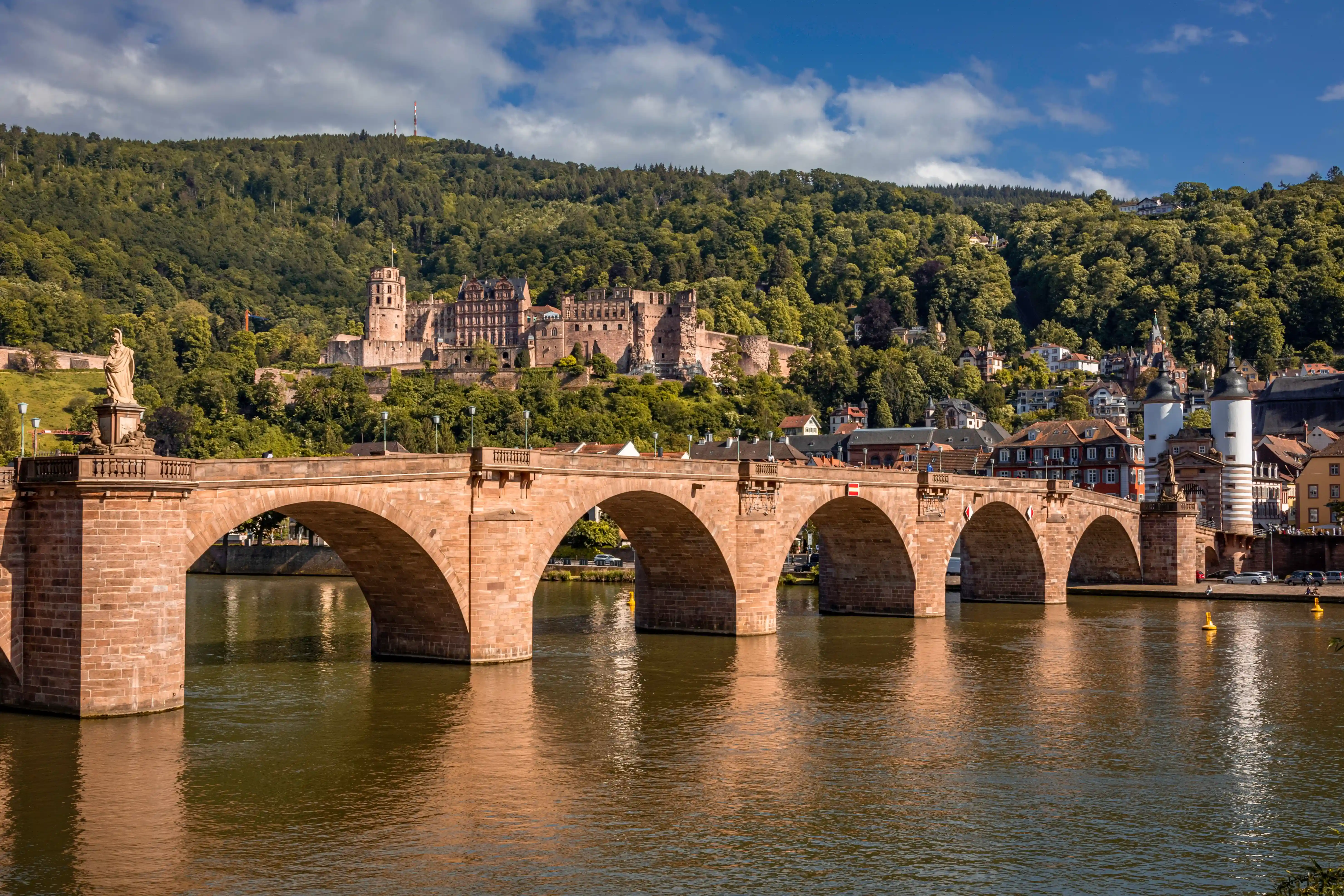 Heidelberg, Alte Brücke und Schloss